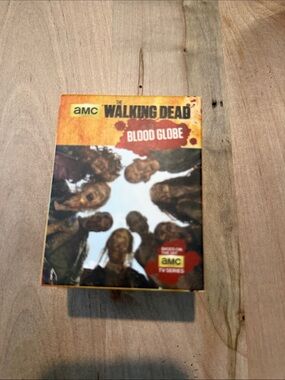 AMC The Walking Dead Blood Globe Box - White with Orange Graphics